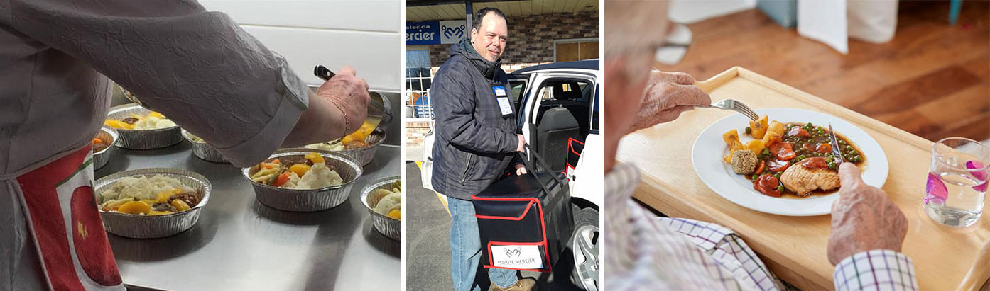 Dépannage alimentaire par la popote roulante