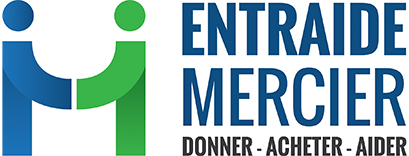 Logo d'Entraide Mercier, friperie communautaire